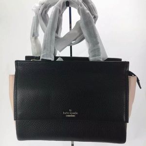 NWT Kate Spade Black Bromley Street Adela Satchel